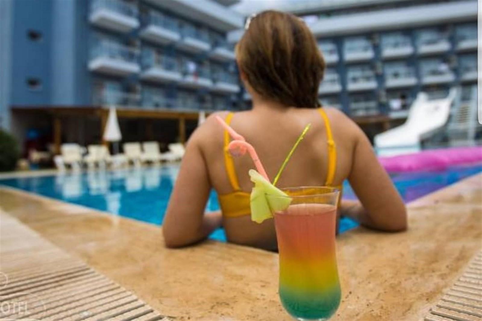 Monna Roza Beach Resort Hotel Göynük Exteriör bild